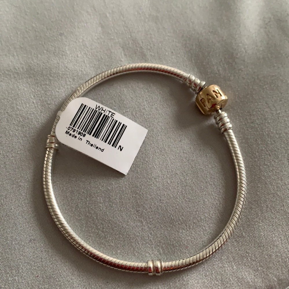 14K Gold Clasp Pandora Bracelet